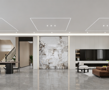 Modern A Living Room-ID:751737121