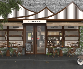 Modern Facade Element-ID:822820763