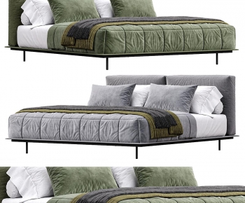 Modern Double Bed-ID:685914045