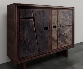 Wabi-sabi Style Side Cabinet-ID:925694943