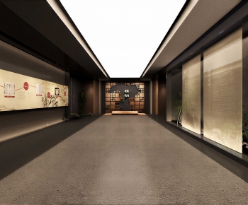 New Chinese Style Exhibition Hall-ID:338661915