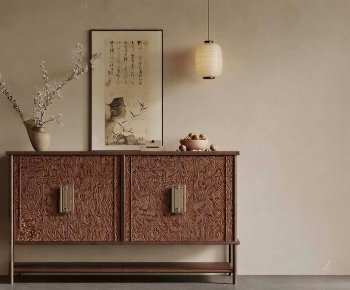 New Chinese Style Side Cabinet-ID:747879039