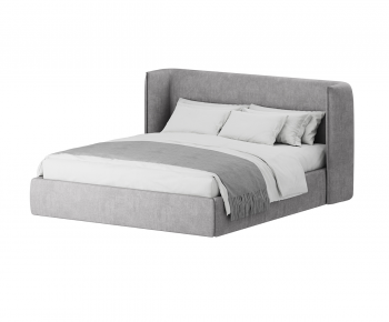 Modern Double Bed-ID:738002068