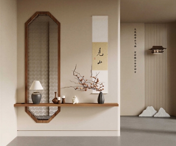 New Chinese Style Hallway-ID:330816982