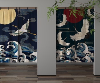 Japanese Style Door Curtain-ID:204163073