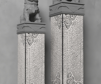 New Chinese Style Column-ID:615983969