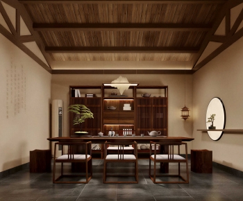 New Chinese Style Tea House-ID:423568964