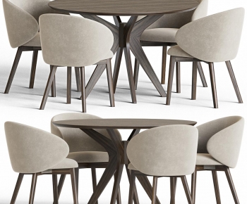 Modern Dining Table And Chairs-ID:530621052