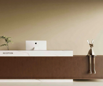 Modern Reception Desk-ID:585460901