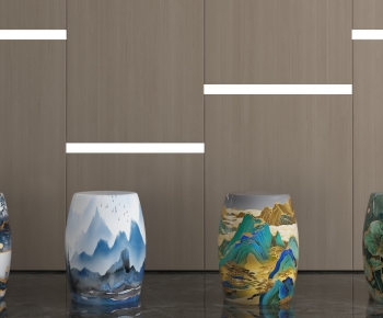 New Chinese Style Stool-ID:494556907