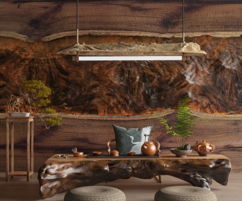 New Chinese Style Tea Tables And Chairs-ID:960510025