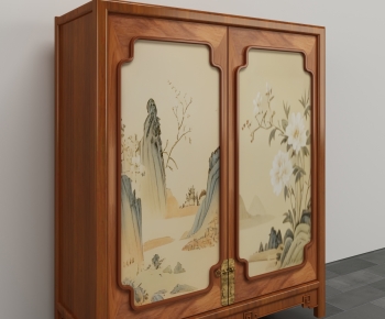 New Chinese Style Decorative Cabinet-ID:907804013