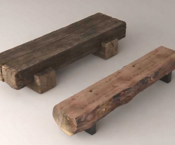 Wabi-sabi Style Bench-ID:198384053