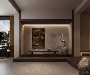 Wabi-sabi Style Hallway-ID:620876076