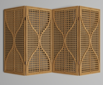 New Chinese Style Wooden Screen Partition-ID:964107992