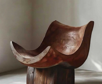 Wabi-sabi Style Lounge Chair-ID:279190069