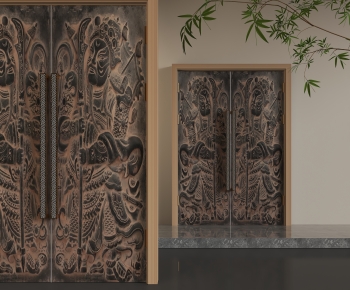 Chinese Style Double Door-ID:732867004