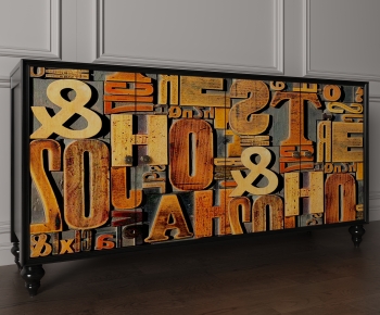 American Style Side Cabinet-ID:368222009