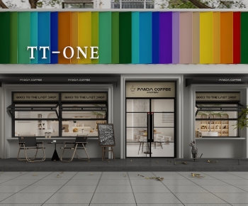 Modern Facade Element-ID:792222028