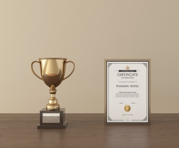 Modern Flag/badge/trophy/certificate-ID:695785051