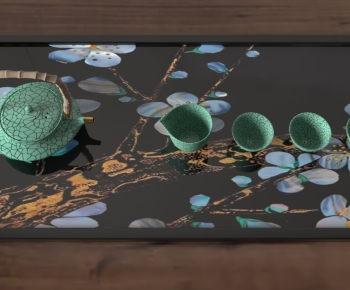 New Chinese Style Tea Set-ID:566308023