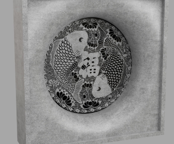 New Chinese Style Wall Facing-ID:960592032