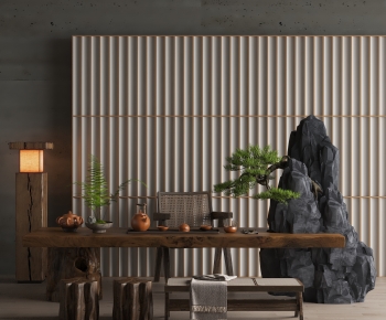 New Chinese Style Tea Tables And Chairs-ID:515861995