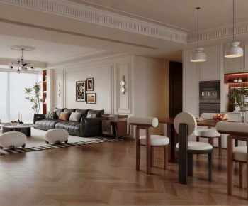 French Style A Living Room-ID:991441013