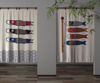 Japanese Style Door Curtain-ID:788059959