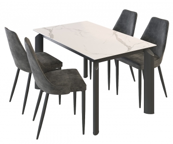 Modern Dining Table And Chairs-ID:500359563
