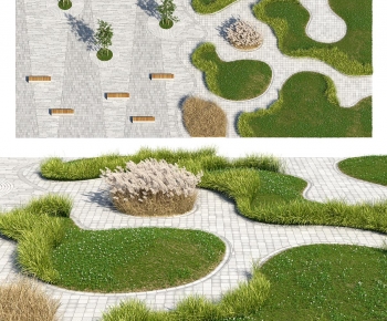 Modern Park Landscape-ID:783278942