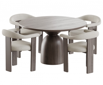 Modern Dining Table And Chairs-ID:640156039