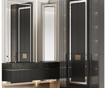 Modern Bathroom Cabinet-ID:731389056