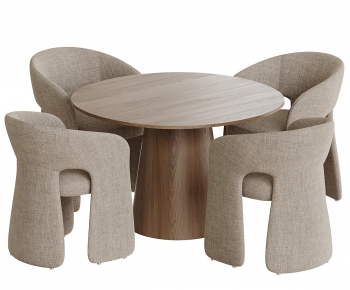 Modern Dining Table And Chairs-ID:676712992
