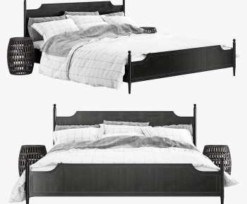 Modern Double Bed-ID:904192922