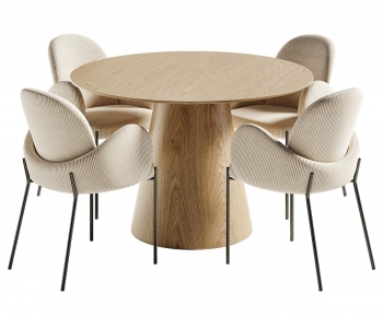Modern Dining Table And Chairs-ID:403377061