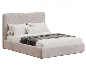 Modern Double Bed-ID:568999057