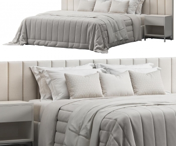 Modern Double Bed-ID:823398112