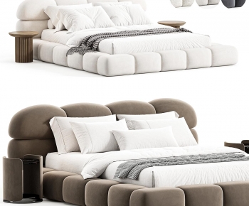 Modern Double Bed-ID:195694928