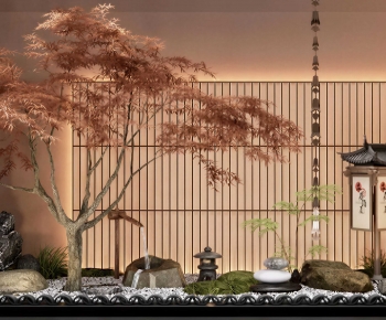 Japanese Style Plant Landscaping-ID:800105095