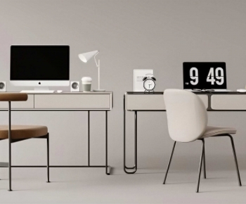 Modern Computer Desk And Chair-ID:197216998
