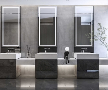 Modern Bathroom Cabinet-ID:171493055