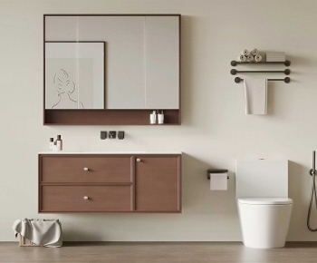 Modern Bathroom Cabinet-ID:215502028