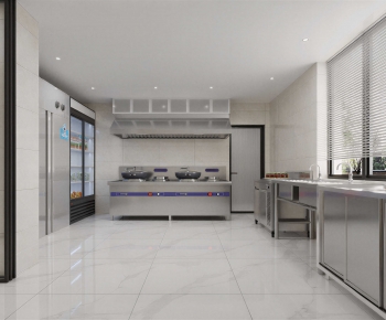 Modern Central Kitchen-ID:421371947