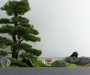 Japanese Style Plant Landscaping-ID:987472068