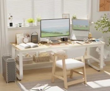 Modern Computer Desk And Chair-ID:475001106