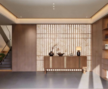 New Chinese Style Hallway-ID:910229764