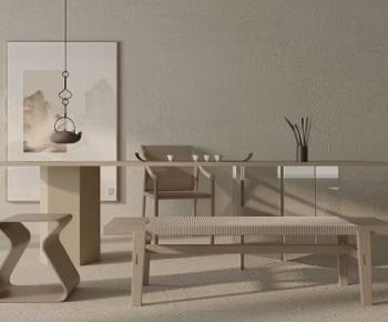 New Chinese Style Tea Tables And Chairs-ID:729566103