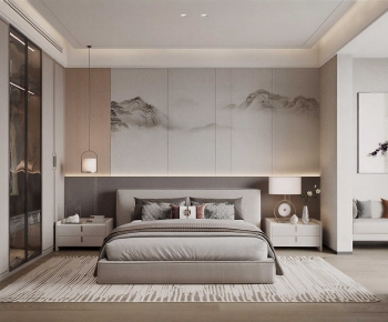 New Chinese Style Bedroom-ID:848731994