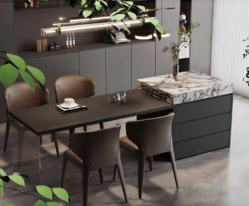Modern Dining Table And Chairs-ID:833138947